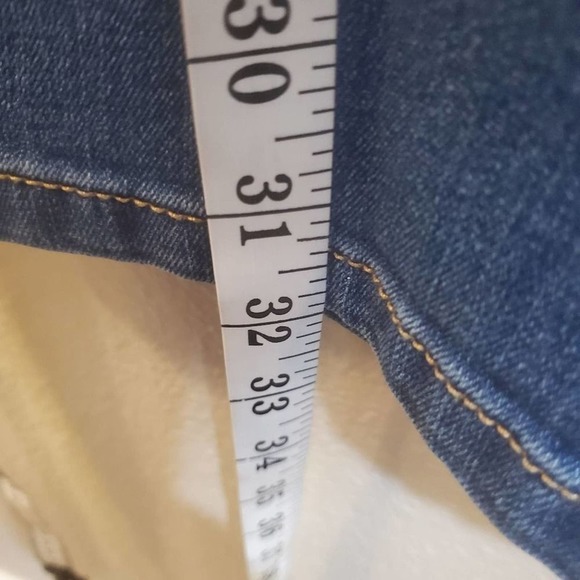 RUFF Hewn distressed Bootcut Medium Wash jeans Plus Size 20 - Picture 7 of 9